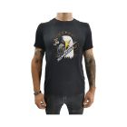 CAMISETA FLYING EAGLE 12TH NEGRO-DORADO