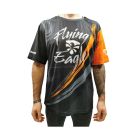 FLYING EAGLE T-SHIRT BLACK-ORANGE