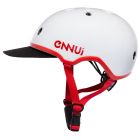 CASCO ENNUI ELITE WHITE RED SHINNY 55-59CM