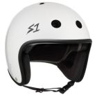 S1 RETRO LIFER WHITE GLOSS HELMET