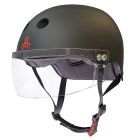 TRIPLE 8 VISOR BLACK MATTE HELMET