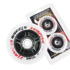 TEMPISH WHEELS FLASHING 76MM 85A RED (2 PACK)