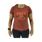 CAMISETA DONTWALK MUJER BURDEOS