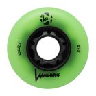WHEEL LED LUMINOUS 72MM 85A GREEN GLOW (UNIT)
