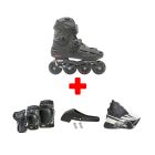 PACK DE PATINES EN LÍNEA FLYING EAGLE BKB B5S+ BLACK