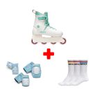 IMPALA WHITE INLINE SKATES PACK