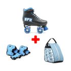 SFR VISION II BLUE QUAD SKATE PACK
