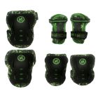 PACK PROTECCIONES KRF JUNIOR CAMUFLAJE VERDE