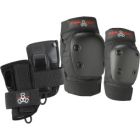 PACK PROTECCIONES TRIPLE 8 JUNIOR DERBY NEGRO