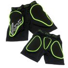 PANTALON PROTECTOR KRF CORTO NEGRO-VERDE