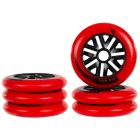 UNDERCOVER RAW 125MM 85A RED BULLET WHEELS (6 PACK) 