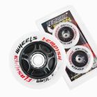 TEMPISH WHEELS  FLASHING 76MM 85A WHITE (2 PACK)