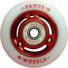 FAMUS 64MM 92A RED-WHITE WHEEL (UNIT)