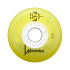 RUEDA LED LUMINOUS 85A AMARILLA (UNIDAD)