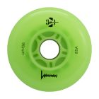 LED LUMINOUS 90MM 85A GREEN APPLE GLOW WHEEL (UNIT)