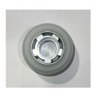 POWERSLIDE 58MM WHITE-PLATA NO LOGO WHEEL (UNIT) (SAMPLE)