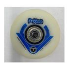 POWERSLIDE MOCCO 72MM 85A WHITE-BLUE + ABEC7 WHEEL (UNIT) (SAMPLE)