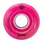 RUEDA QUAD LED LUMINOUS 58MMX32MM 97A GLITTER PINK (UNIDAD)