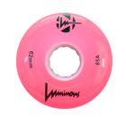 RUEDA QUAD LED LUMINOUS 62MM 85A ROSA (UNIDAD)
