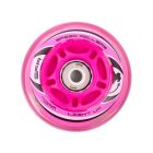RUEDAS CON LUZ SFR 70MM ROSA (PACK 4)