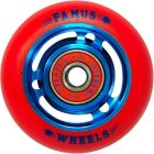 FAMUS 64MM 92A BLUE-RED WHEELS (4 PACK)