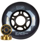 IQON ACCESS COMBO DARK GREY 80MM 85A WHEELS (4 PACK)