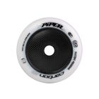 PIPER CARBON AIR XFAST 125MM 84A CARBON CORE WHITE-CARBON WHEELS (6 PACK)