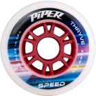PIPER THRYVE XFAST 84MM 85A NATURAL-RED WHEELS (4 PACK)
