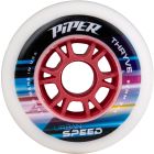 PIPER THRYVE XFAST 90MM 85A NATURAL-RED WHEELS (4 PACK)