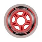 POWERSLIDE PS ONE 84MM 82A RED WHEELS + BEARINGS (PACK 8)