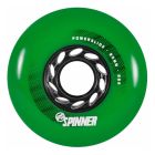 RUEDAS POWERSLIDE SPINNER 80MM 88A VERDE (PACK 4)
