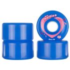 CHAYA OUTDOOR BIG SOFTIES AZUL CLEAR 65MM 78A QUAD WHEELS (4 PACK)