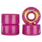 RUEDAS QUAD CHAYA OUTDOOR BIG SOFTIES ROSA TRANSPARENTE 65MM 78A (PACK 4)
