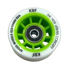 QUAD KRF 62MMX30MM ABEC 9 GREEN WHEELS (8 PACK)