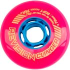 REVISION CLINGER INDOOR 76MM 74A PINK-BLUE WHEELS (4 PACK)