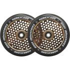 RUEDAS SCOOTER ROOT HONEYCORE 120MM NEGRO-GOLD RUSH (PACK 2)