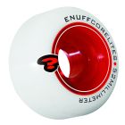 RUEDAS SKATE ENUFF CORELITES 52MM 101A BLANCO-ROJO (PACK 4)