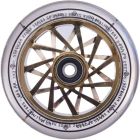 SCOOTER STRIKER ZENUE CLEAR 110MM GOLD CHROME WHEEL (UNIT)