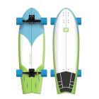 HYDROPONIC FISH RADIKAL CYAN-GREEN 31,5’’ SURFSKATEX9,75’’ SURFSKATE