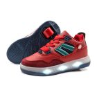 BREEZY ROLLERS LIGHT BEAM RED SHOES WITH WHEELS