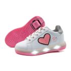 BREEZY ROLLERS LIGHT HEART PINK SHOES WITH WHEELS