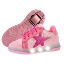 BREEZY ROLLERS SPARKLE LIGHTS PINK 2195680 SHOES WITH WHEELS