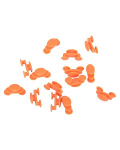 BOTONES SLASTICS NARANJA (PACK 14)