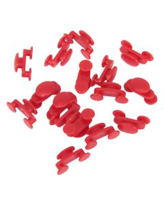 BOTONES SLASTICS ROJO (PACK 14)