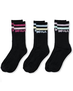 CALCETINES IMPALA NEGRO (PACK 3)