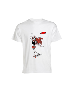 CAMISETA LONG CHICA BLANCA
