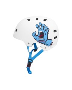CASCO BULLET SCREAMING HAND BLANCO MATE