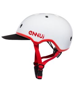 CASCO ENNUI ELITE WHITE RED SHINNY 55-59CM