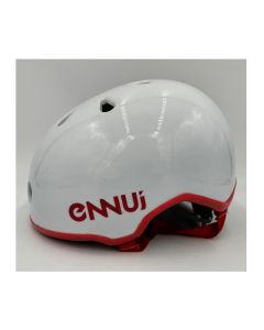 CASCO ENNUI ELITE WHITE RED SHINNY 55-59CM (MUESTRA)
