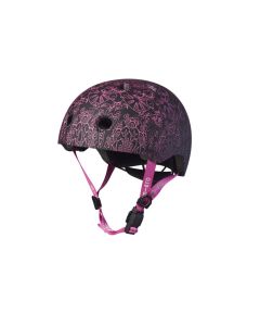 CASCO MICRO MANDALA ROSA-LILA 52-56CM